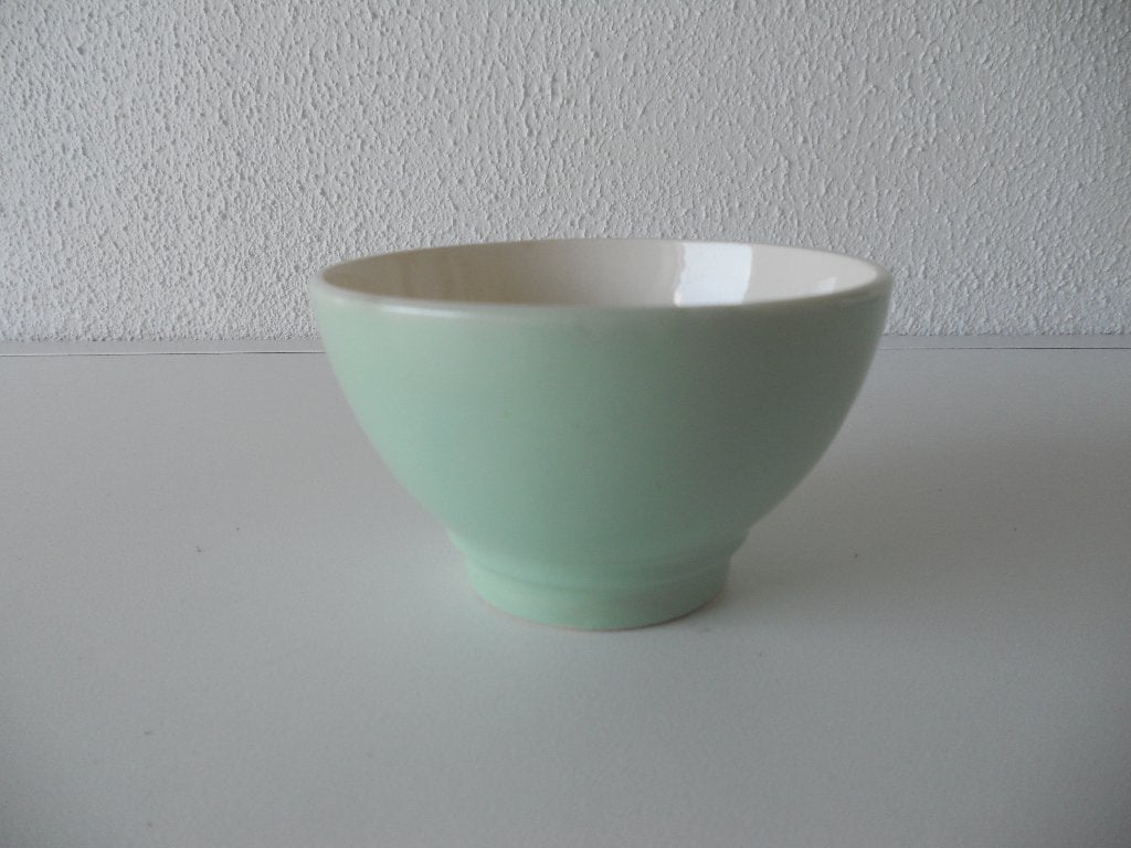 Regout pastel mintgroen spoelkommetje, Antiek en Kunst, Antiek | Servies los, Ophalen of Verzenden