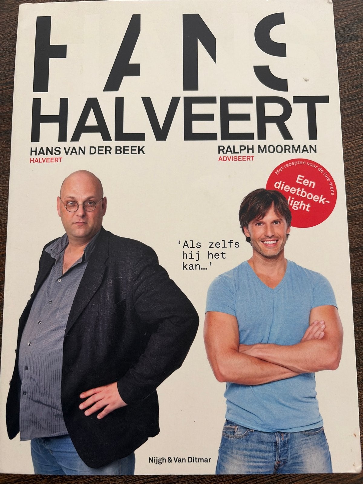 Hans Halveert: Dieetboek-light van Hans van der Beek, Ophalen of Verzenden, Zo goed als nieuw, Dieet en Voeding