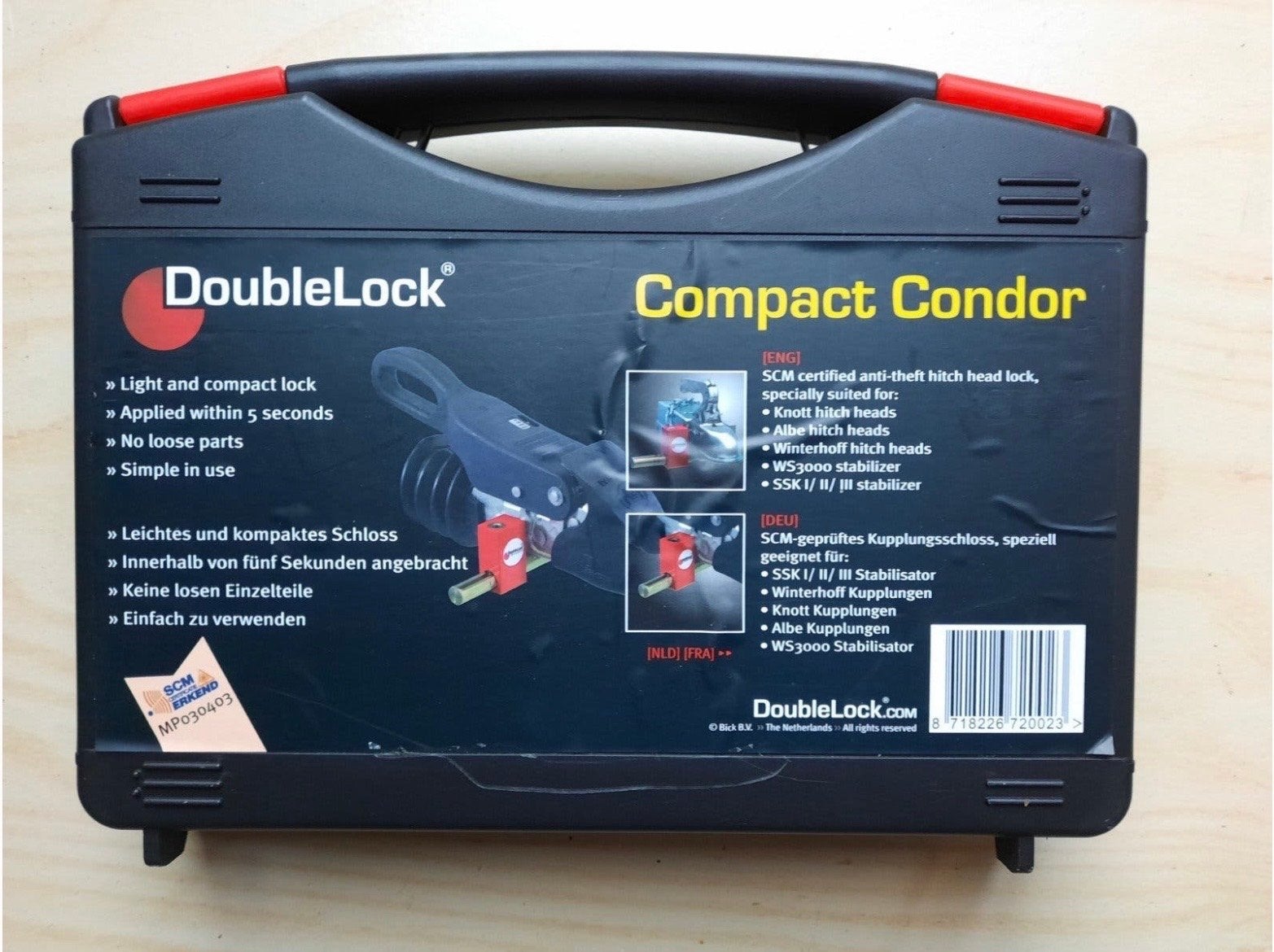 DoubleLock Compact Condor SCM gekeurd disselslot, Ophalen, Nieuw