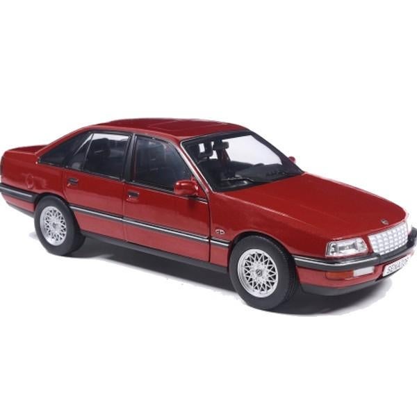 Opel Senator B 1987 Donker Rood Modelauto 1/24 Whitebox, Hobby en Vrije tijd, Modelauto's | 1:24, Overige merken, Whitebox, Auto