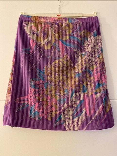 Paarse rok met print, Maat 38/40 (M), Paars, Ophalen of Verzenden, Zo goed als nieuw