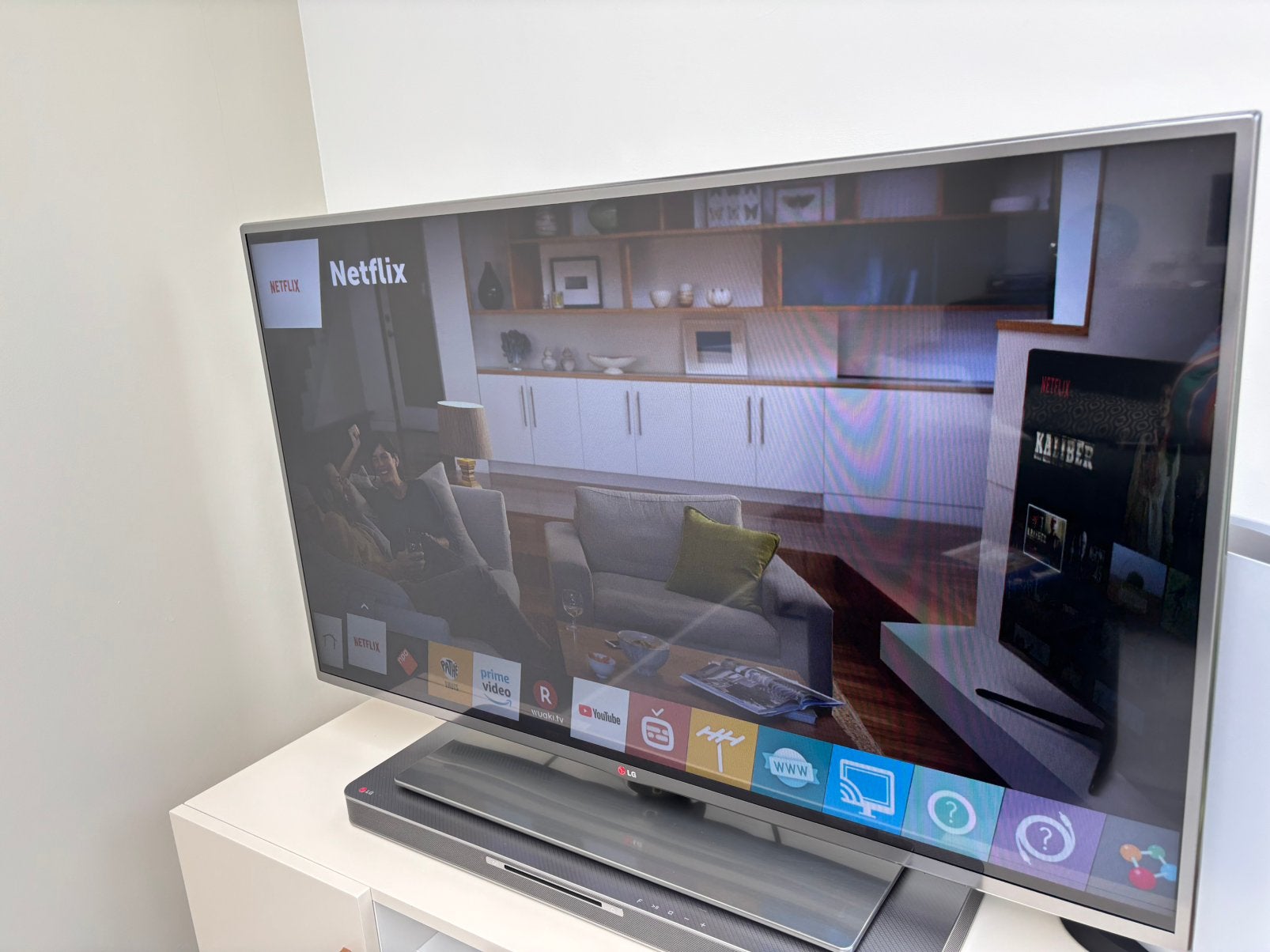 LG 47 inch full HD lcd tv, Audio, Tv en Foto, Ophalen, 50 Hz, Zo goed als nieuw, 100 cm of meer