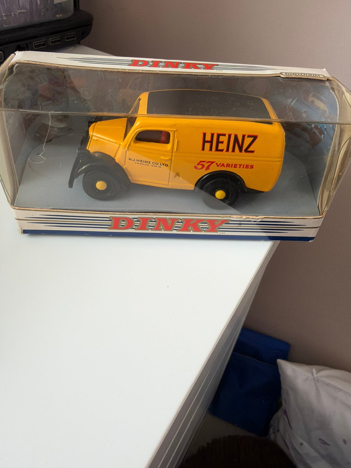 Dinky Toys Heinz 57 bestelwagen met originele verpakking, Ophalen of Verzenden, Zo goed als nieuw, Auto, Dinky Toys