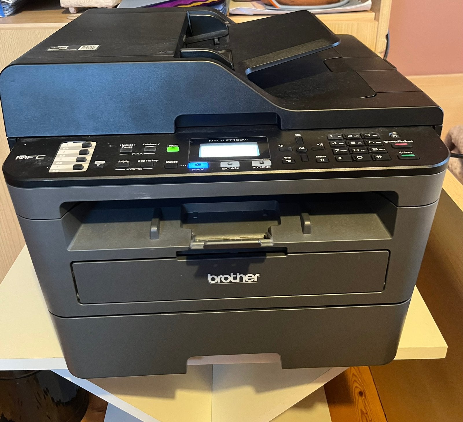 Brother MFC L2710 DW all in one laser airprint, Computers en Software, Printers, Ophalen, Gebruikt, Draadloos, Laserprinter