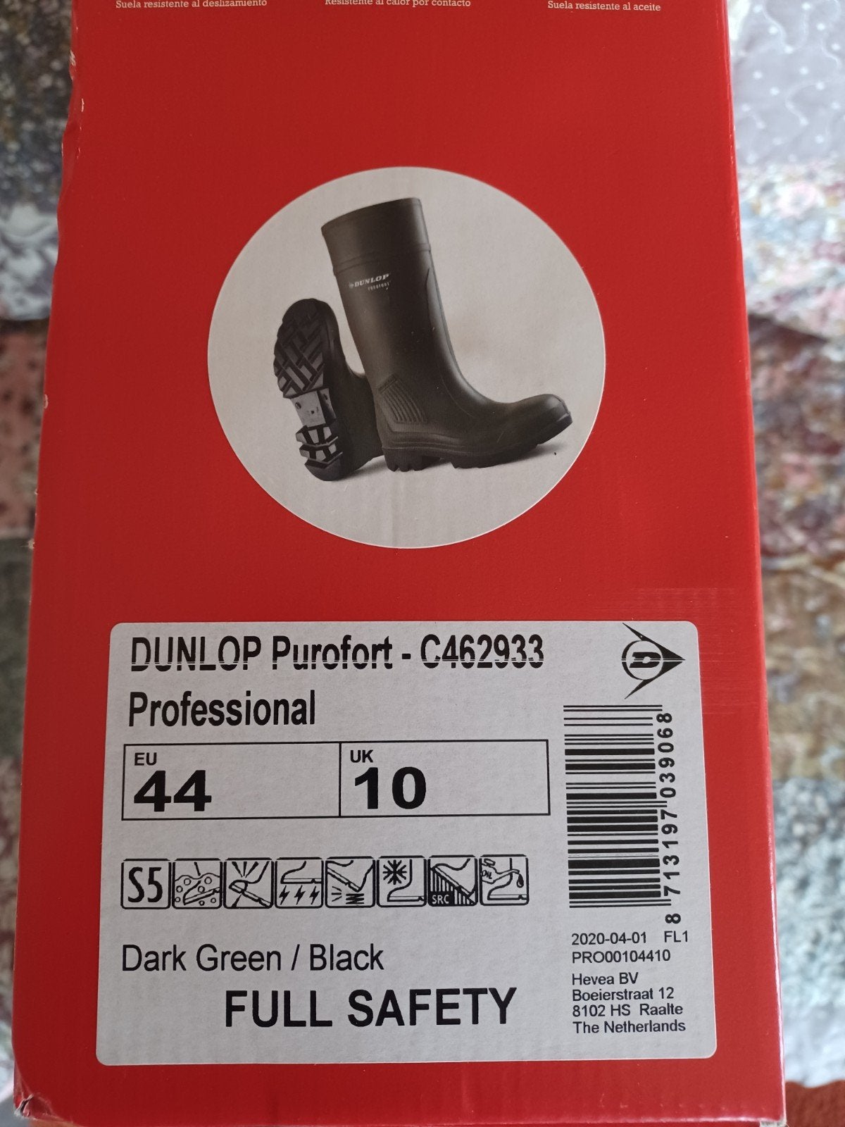 Dunlop Purofort Professional Veiligheidslaarzen S5, Ophalen of Verzenden, Nieuw
