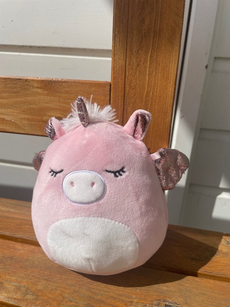 Grecia The Pegacorn Pegasus eenhoorn - unicorn squishmallow, Ophalen of Verzenden, Zo goed als nieuw, Overige typen