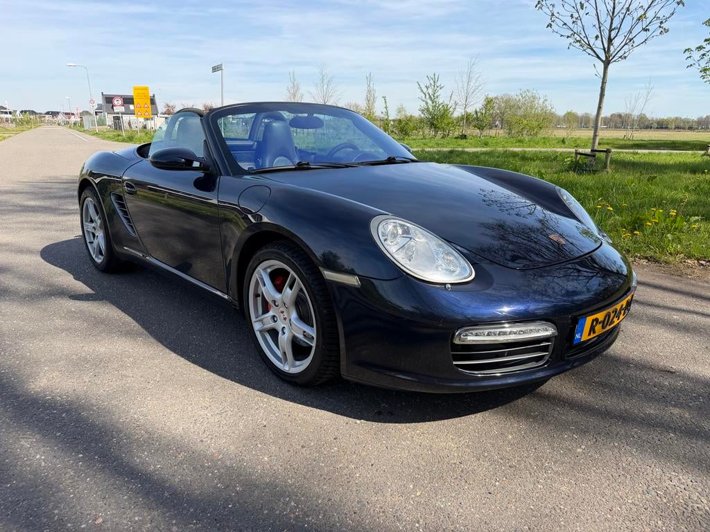 Porsche Boxster S 3.2 987.1 Youngtimer BTW auto, Auto's, Stoelverwarming, Achterwielaandrijving, Blauw, 75 €/maand