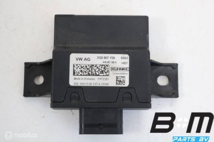 Regelapparaat voor motorgeluid VW Polo 2G 2G0907159, Gebruikt