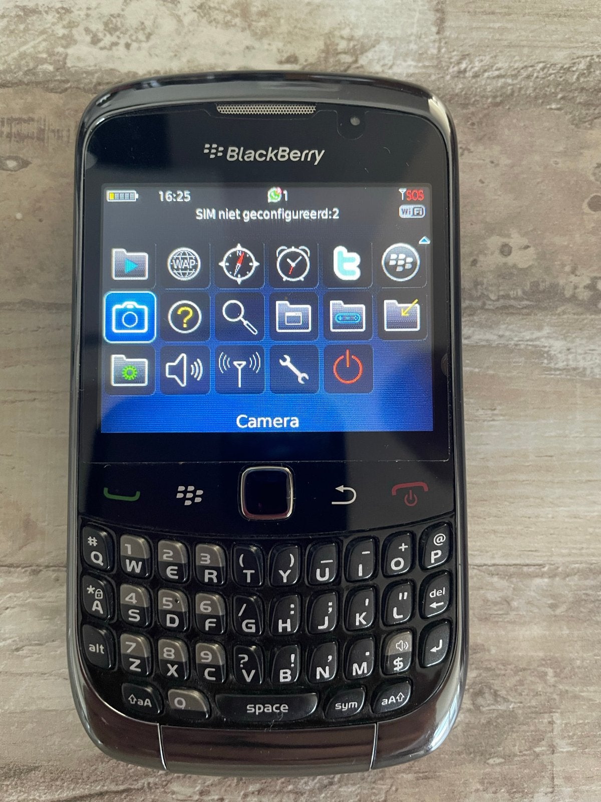 BlackBerry Curve 9300 - Klassieke Smartphone, Telecommunicatie, Mobiele telefoons | Blackberry, Gebruikt, Zwart, Touchscreen, Ophalen of Verzenden