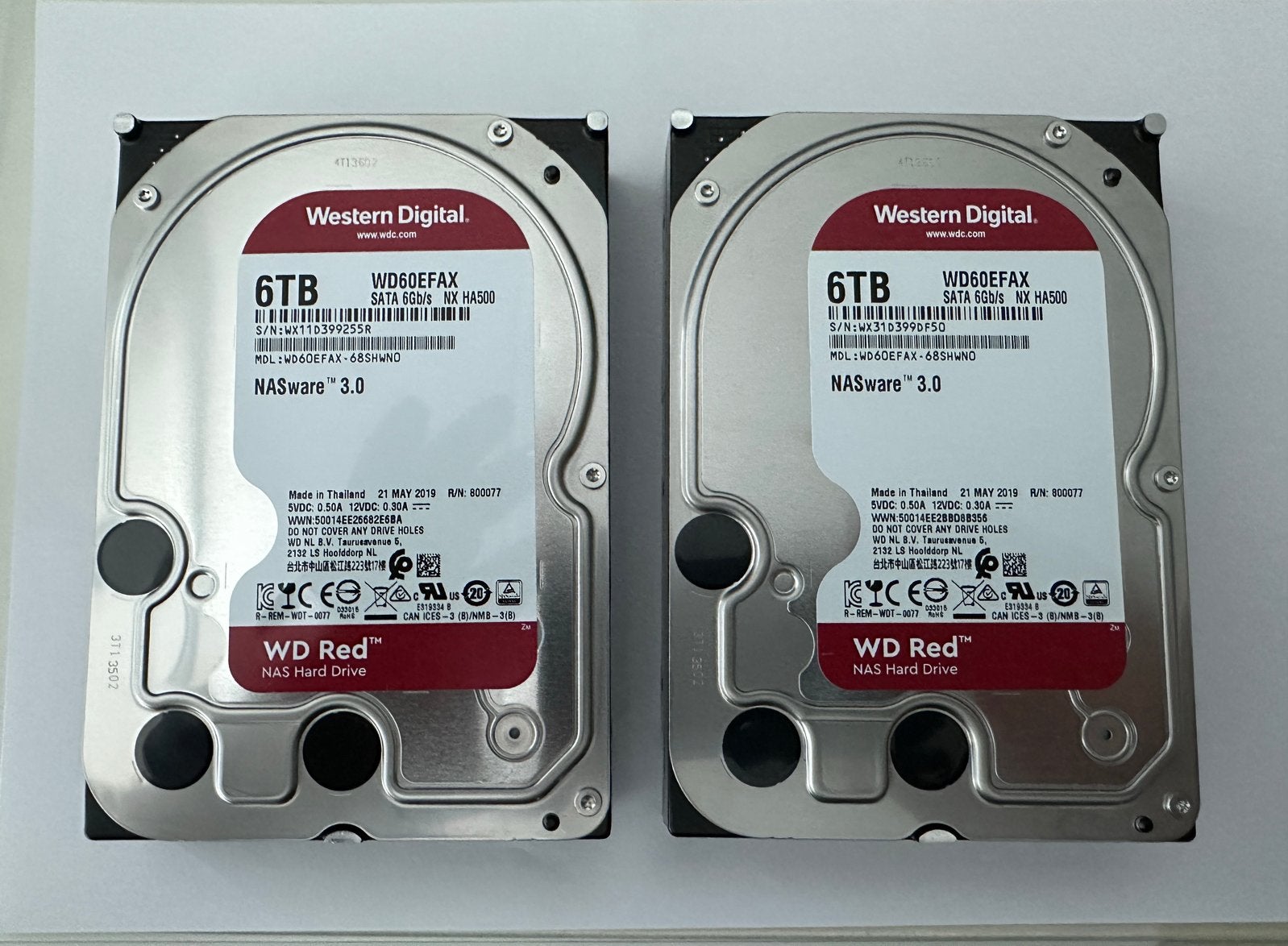 WD Red 6TB NAS Hard Drive - SATA 6Gb/s, Computers en Software, Harde schijven, Intern, Gebruikt, Ophalen of Verzenden, Desktop