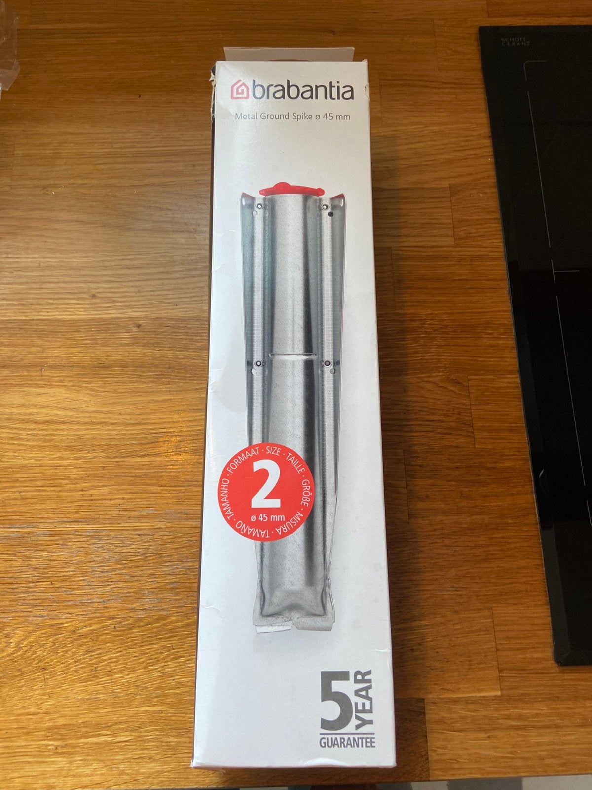 Brabantia grondanker 45mm, Ophalen, Nieuw, Droogmolen