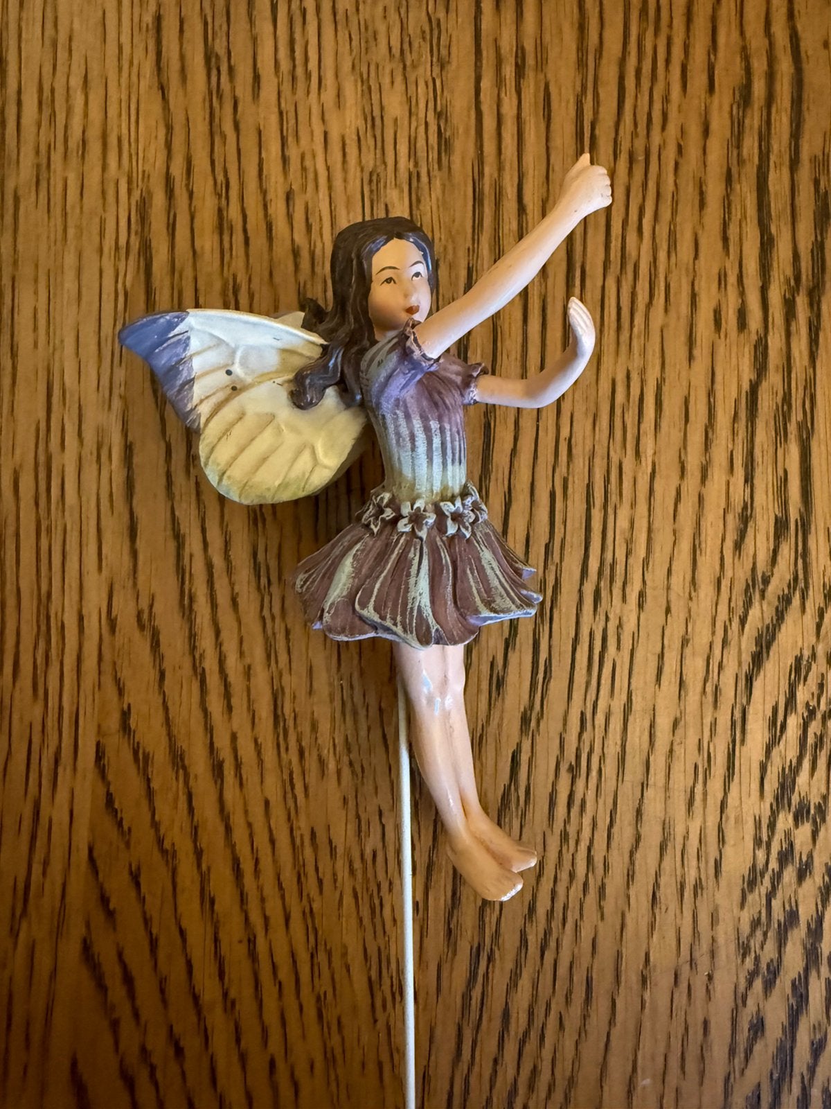 Flower fairy popje op pin 5 verschillende, Ophalen of Verzenden, Gebruikt
