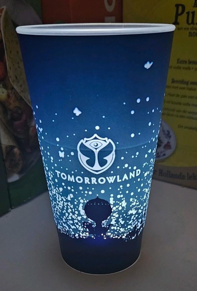 Tomorrowland LED Beker - Special Butterfly Edition (werkend), Ophalen of Verzenden