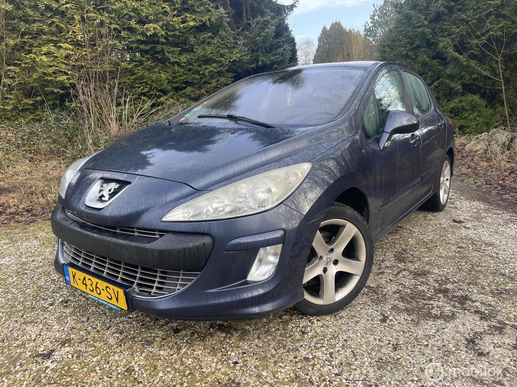Peugeot 308 1.6 THP Féline, loopt onregelmatig bij stationa, Auto's, Peugeot, Stof, Gebruikt, Zwart, 4 cilinders