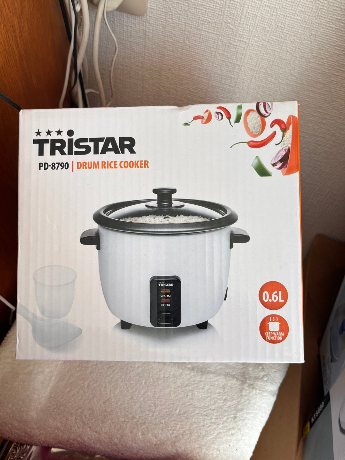 Tristar PD-8790 Drum Rijstkoker 0.6L - Nieuw in doos, Ophalen, Nieuw