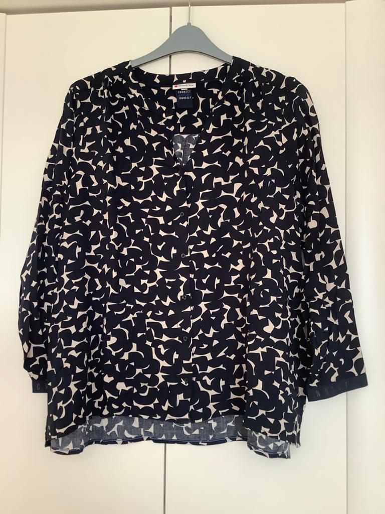 Mooie blouse maat 46, Ophalen of Verzenden, Zo goed als nieuw, Blauw, Blouse of Tuniek