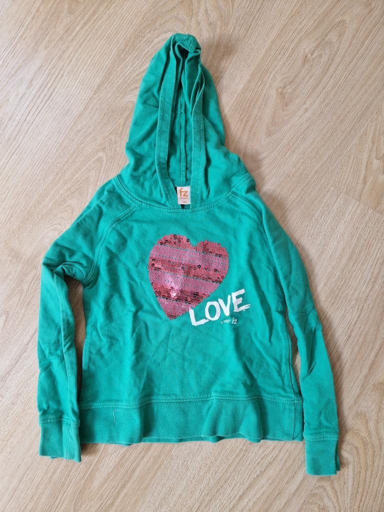 Hoodie meisje maat 122, Gebruikt, Meisje, Ophalen of Verzenden, Jurk of Rok