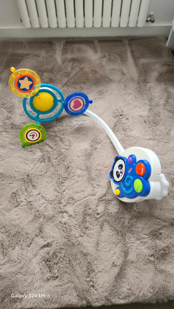 Fisher-Price Muziekmobiel met Licht en Geluid, Kinderen en Baby's, Ophalen, Zo goed als nieuw, Mobiel, Met licht