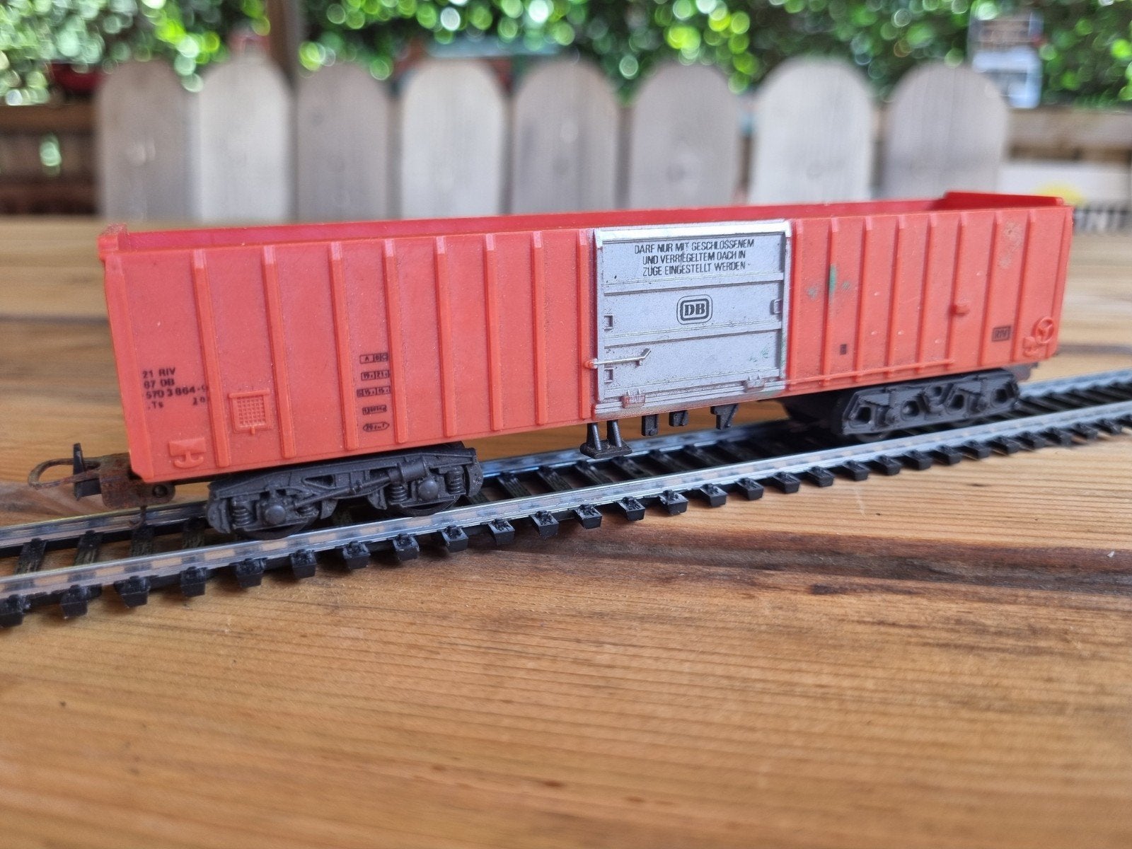 Lima DB Wagon - Rood, Gebruikt, Gebruikt, Gelijkstroom, Wagon, Ophalen of Verzenden