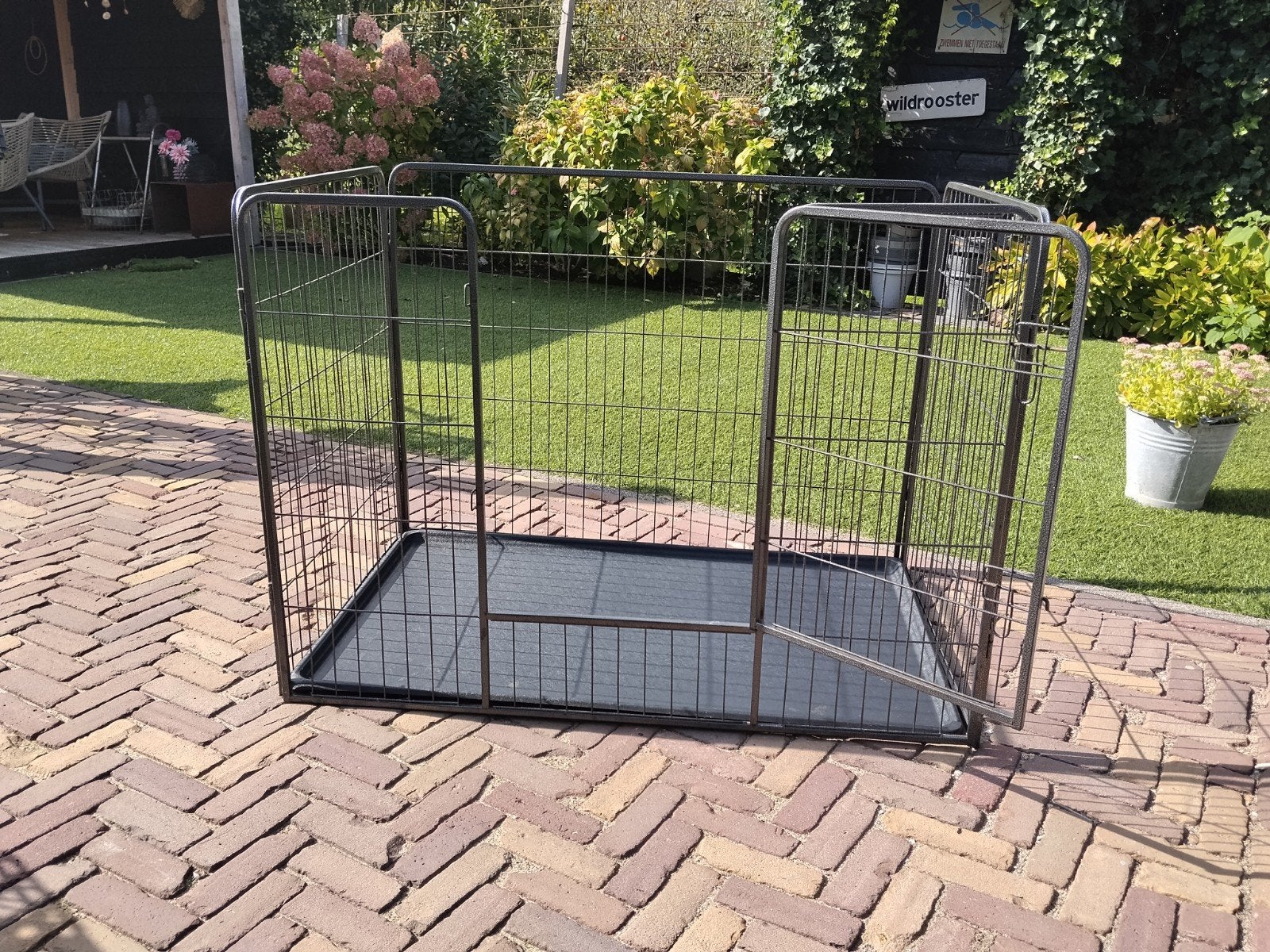 Hondenren met werpbak, Dieren en Toebehoren, Ophalen, Gebruikt