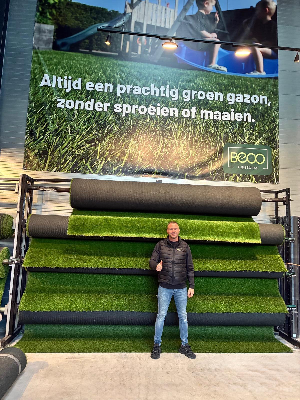 Beco Kunstgras # wist u dat wij alles op voorraad hebben?, Tuin en Terras, Gras en Kunstgras, Ophalen, Nieuw, 20 m² of meer, Kunstgras