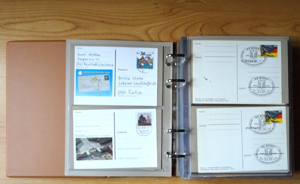 Album ansichtkaarten, postkaarten, 1e dagkaarten, enveloppen, Ophalen of Verzenden, Beschreven, Europa