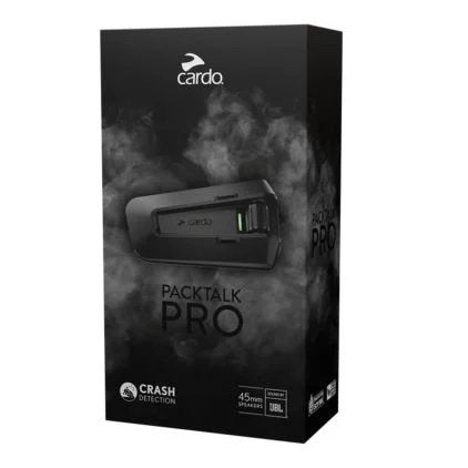 Cardo Packtalk Pro - Communicatiesysteem met Crash Detectie, Systeemhelm, Heren, Ophalen of Verzenden, Nieuw met kaartje