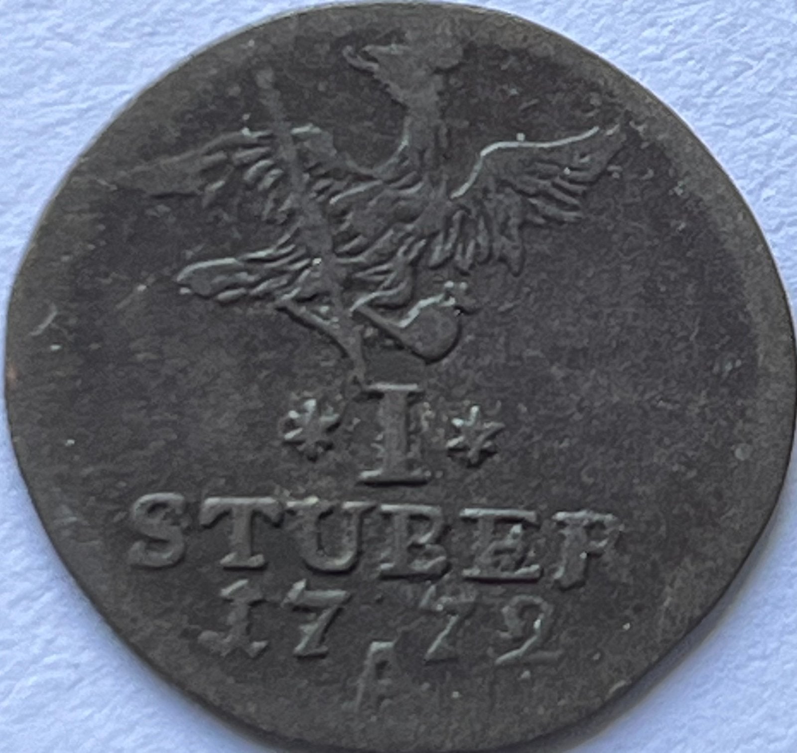 Ostfriesland stuber 1772, Ophalen of Verzenden, Duitsland, Losse munt