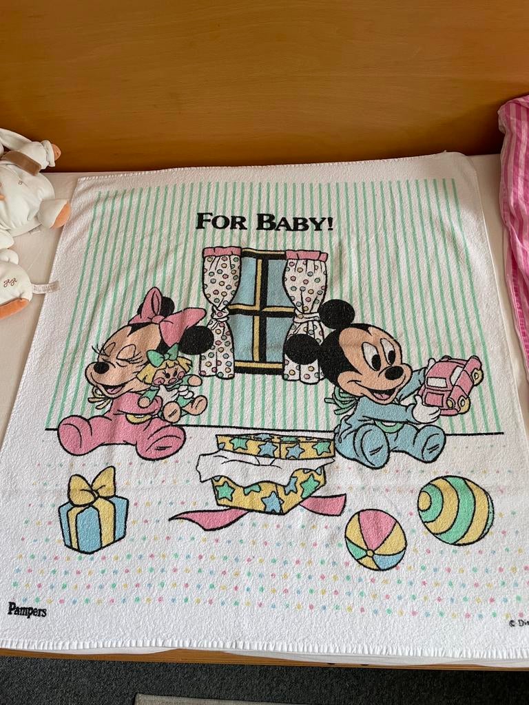 Leuke gr handoek omslagdoek mikey, Ophalen of Verzenden, Nieuw, Kraamcadeau