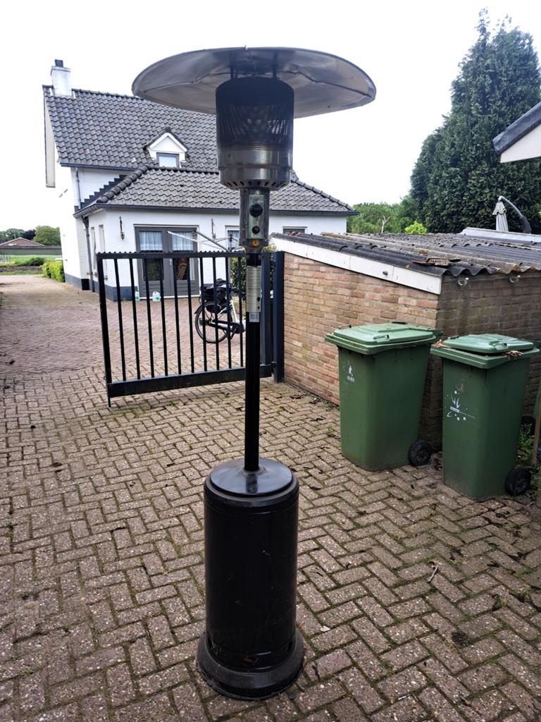 Terrasverwarmer op gas, gebruikt, Ophalen, Gebruikt, Gas, Vloer