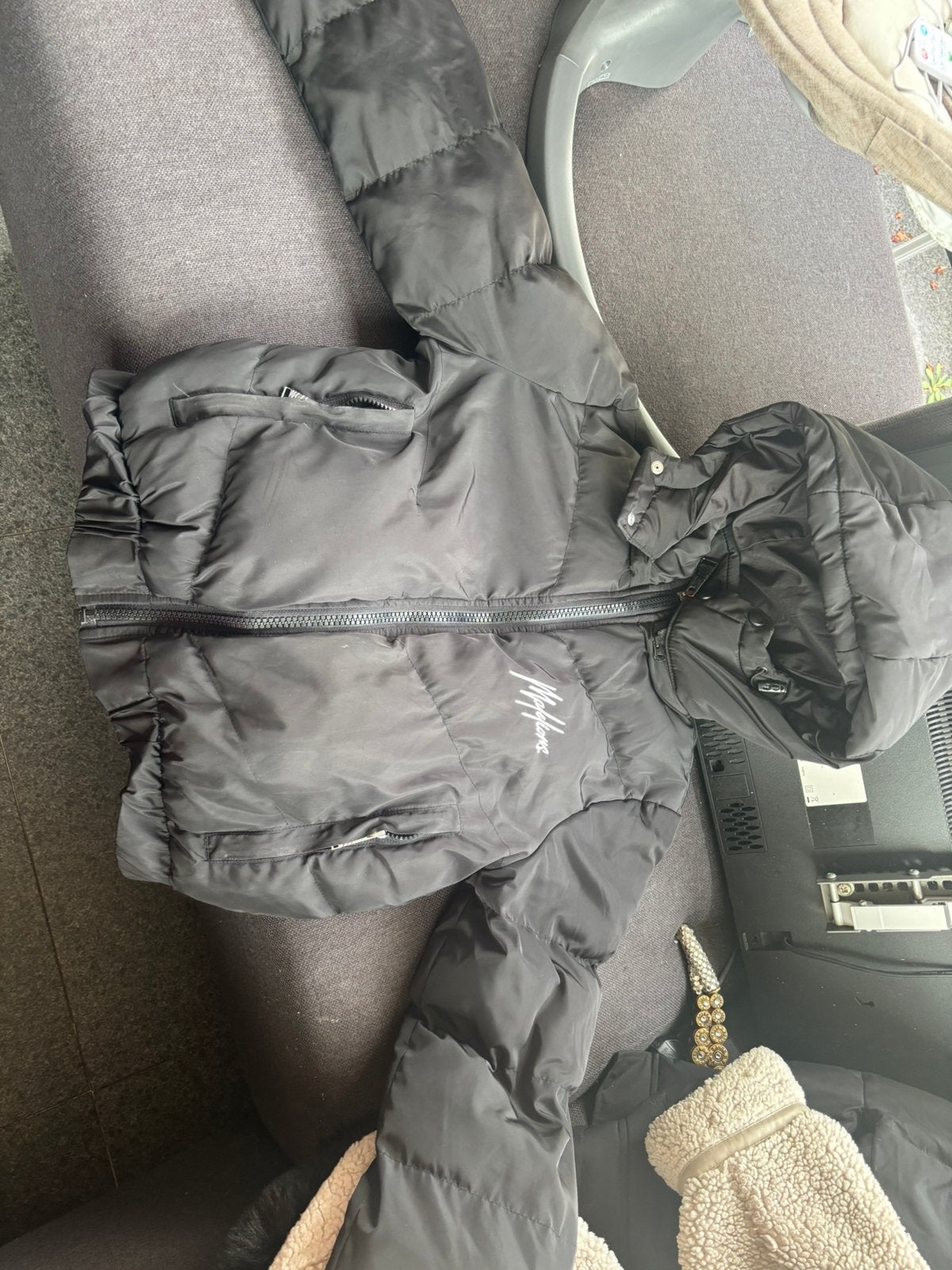 Winterjas, Kleding | Heren, Ophalen of Verzenden, Zo goed als nieuw, Maat 46 (S) of kleiner, Zwart