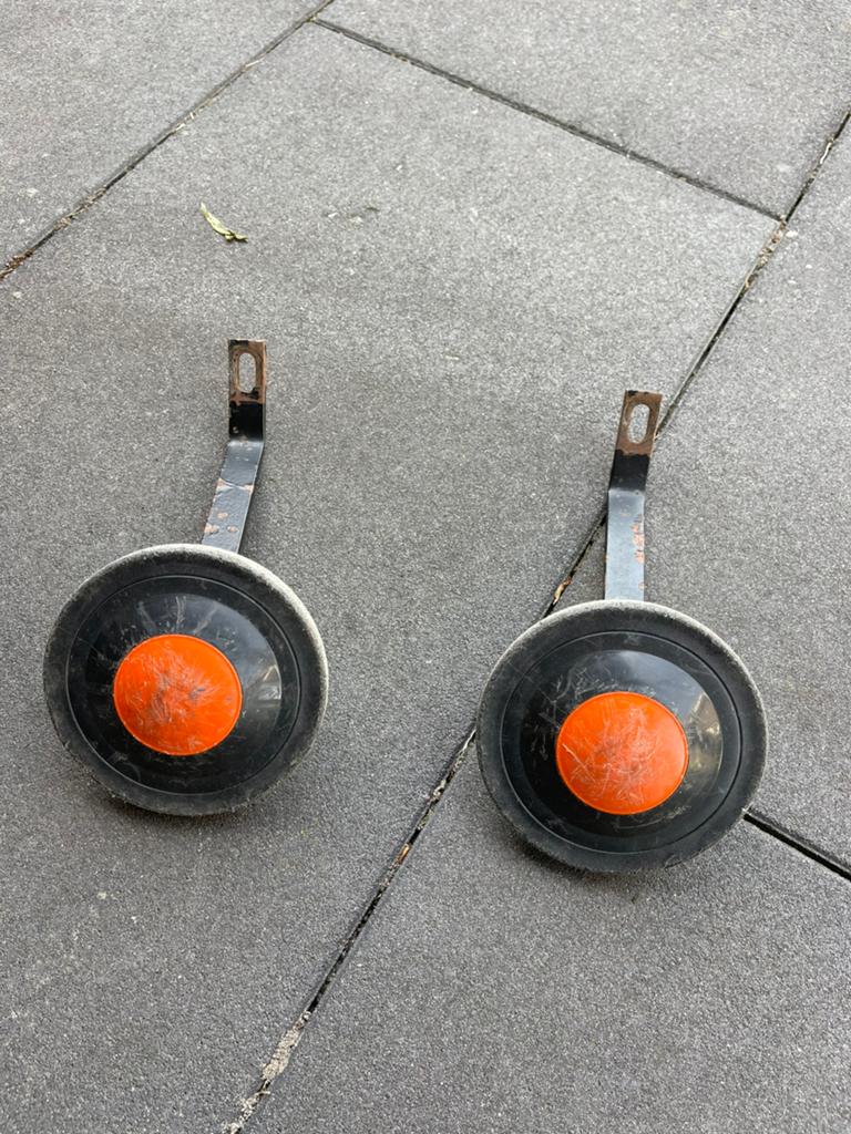 Zijwieltjes zijwielen voor kinderfietsje fiets fietsje, Ophalen of Verzenden, Gebruikt