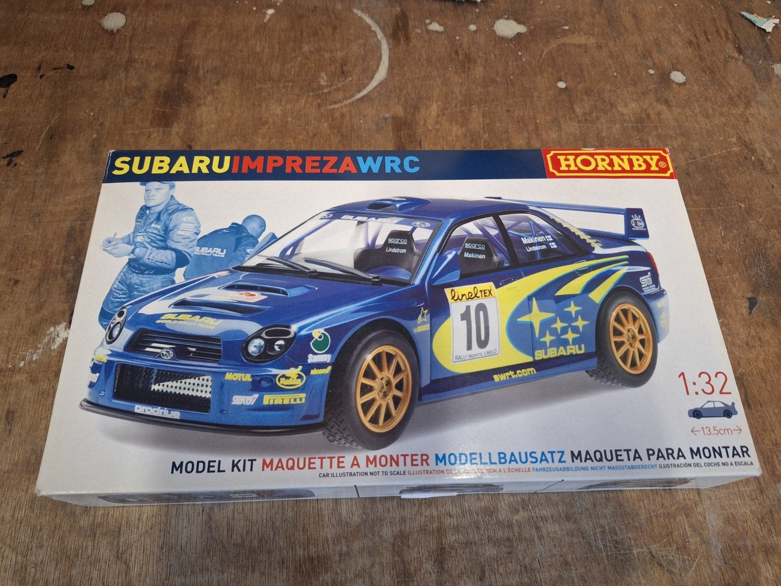 Hornby Subaru Impreza WRC Modelbouwkit Schaal 1:32, Hobby en Vrije tijd, Modelbouw | Auto's en Voertuigen, Overige merken, Auto