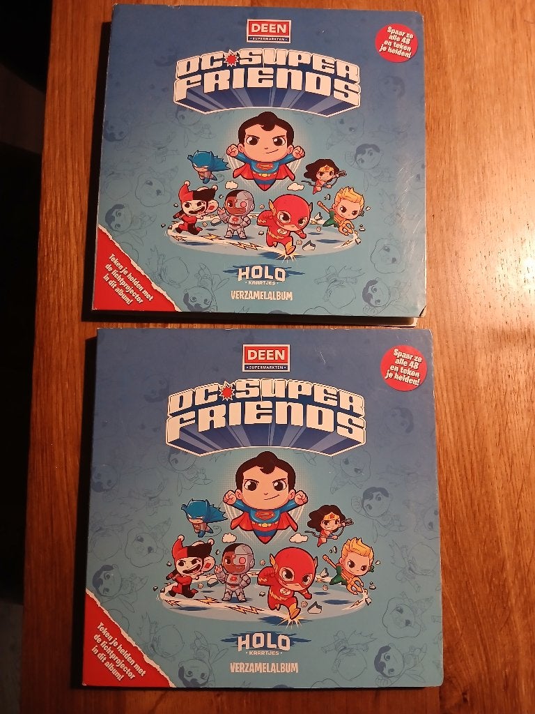 DC Superfriends verzamelalbums met kaartjes, Verzamelen, Deen, Ophalen of Verzenden