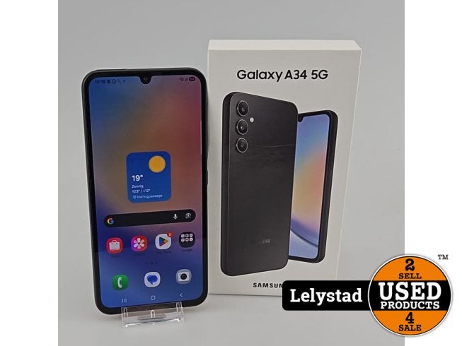 Samsung Galaxy A34 128GB DUOS Awesome Graphite, Telecommunicatie, Mobiele telefoons | Samsung, Samsung, Gebruikt, Support@Samsung.com