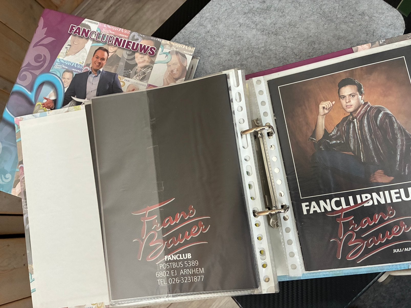 Fanclub boekjes Frans Bauer, Boeken, Ophalen of Verzenden, Zo goed als nieuw, Sport en Vrije tijd