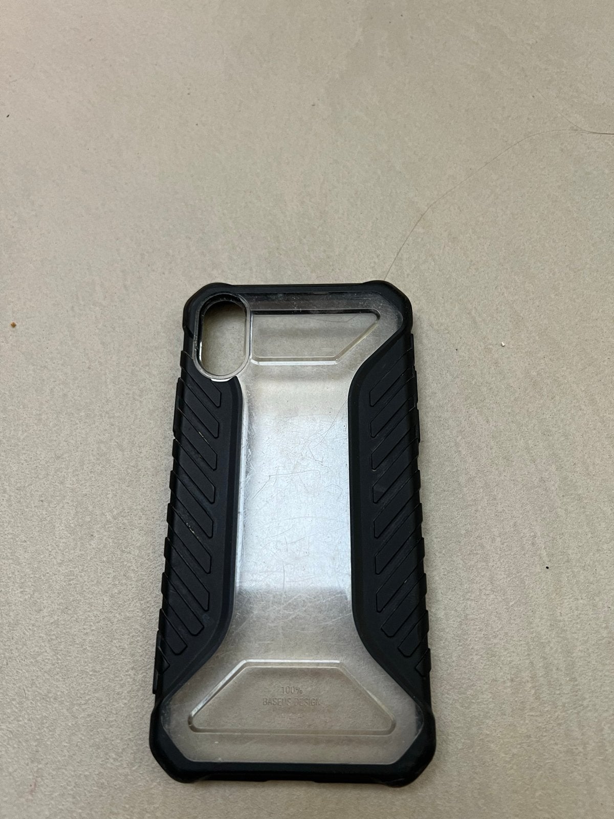 Baseus Design iPhone XS hoesje - Zwart/Transparant, Telecommunicatie, Mobiele telefoons | Hoesjes en Frontjes | Apple iPhone, Kunststof