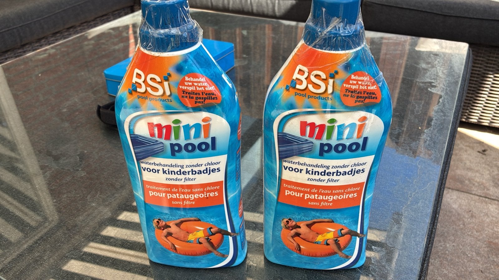 BSI Mini Pool waterbehandeling kinderbadjes (2 flessen), Ophalen, Nieuw, Reinigingsmiddel