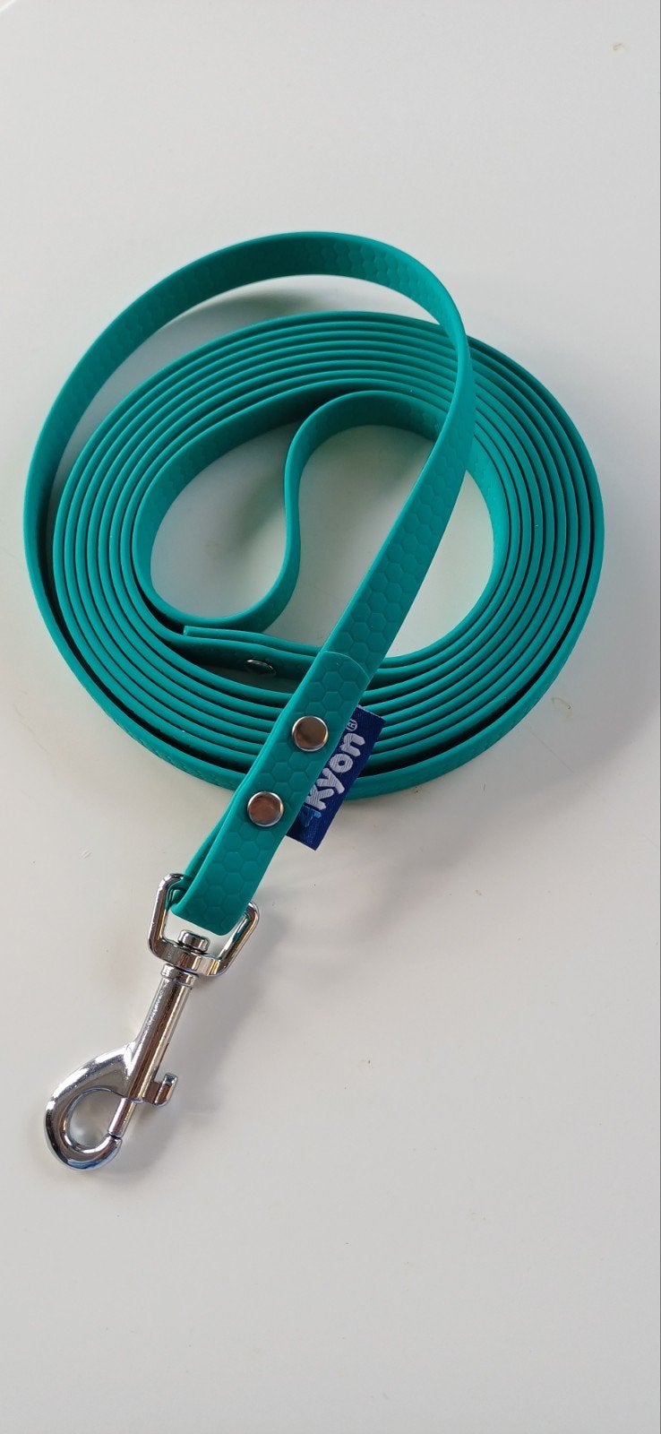 Hondenriem 3m - turquoise - Anti-slip - waterproof -  4Kyon, Hasselt, Info@4kyon.com, Nieuw, Ophalen of Verzenden