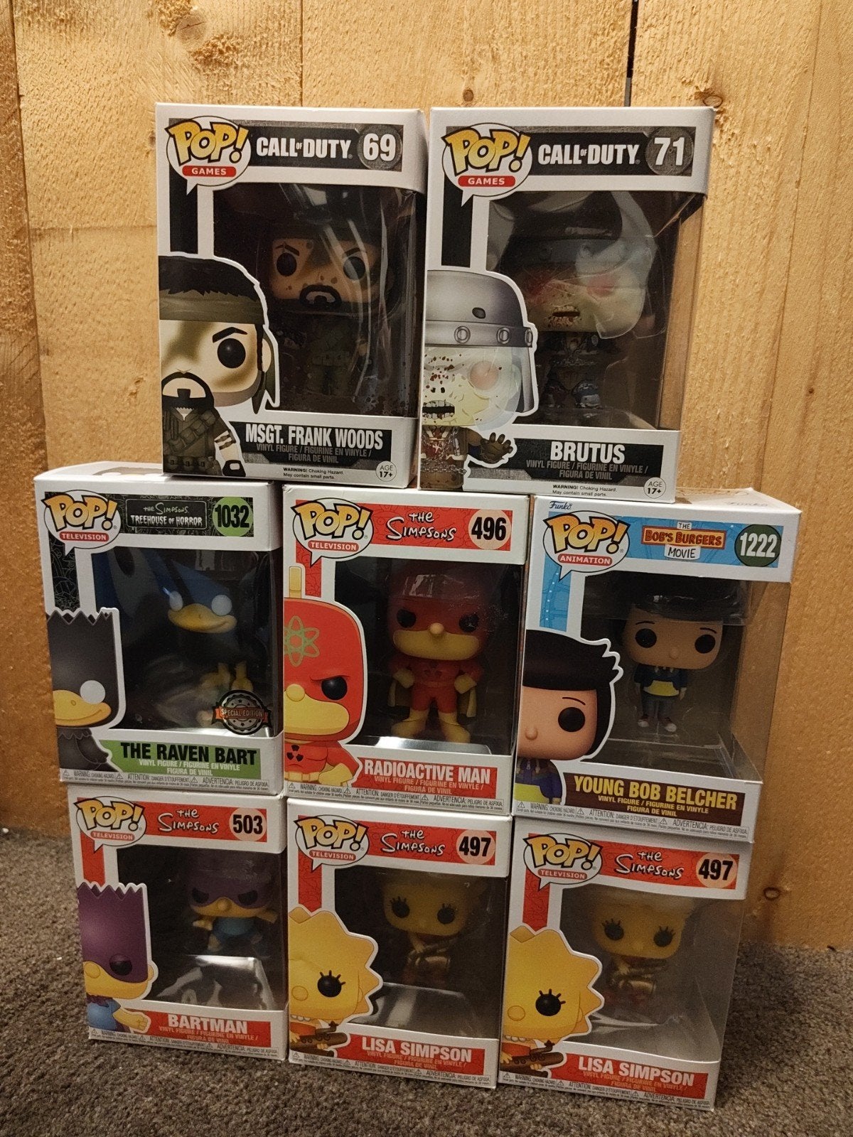 Diverse Funko Pop! verzameling - Call of Duty, Simpsons, Ophalen of Verzenden, Nieuw