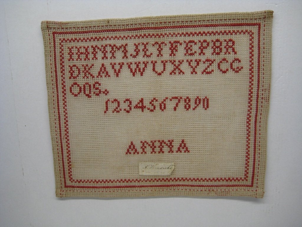 MERKLAP ANNA, Antiek en Kunst, Antiek | Kleden en Textiel, Ophalen of Verzenden