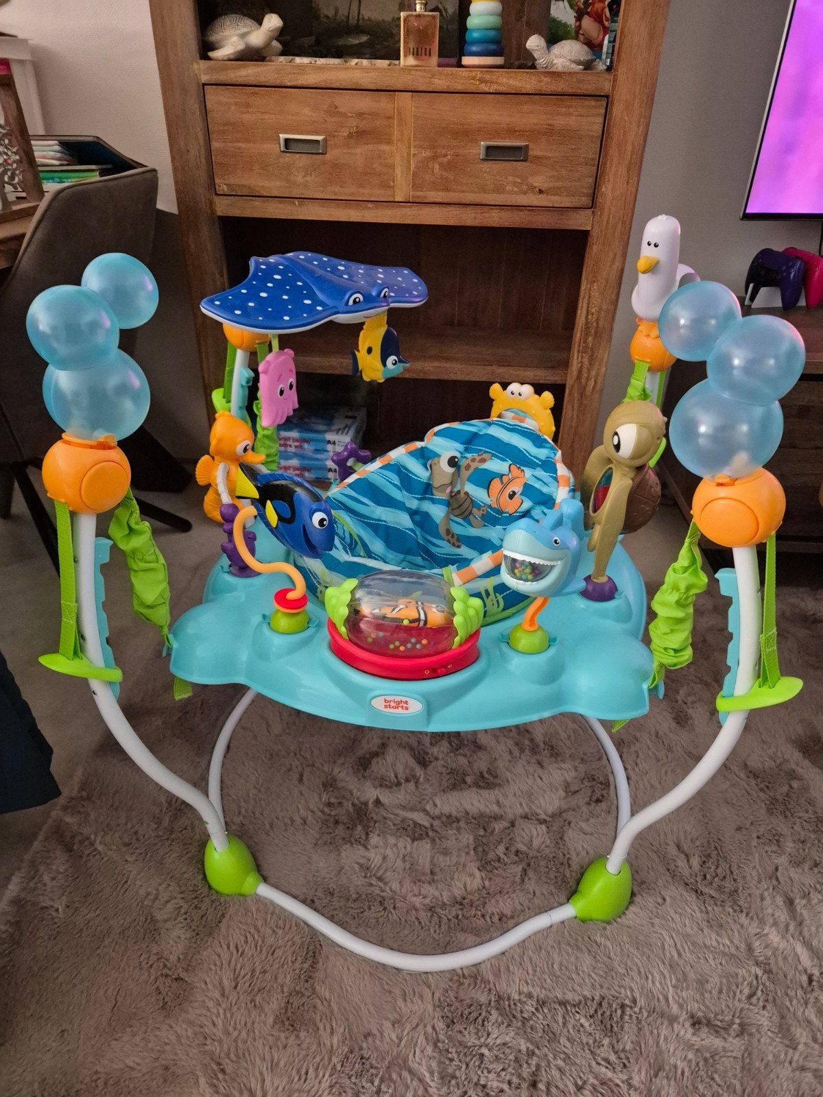 Disney Finding Nemo Baby Jumper met doos, Kinderen en Baby's, Speelgoed | Babyspeelgoed, Ophalen, Zo goed als nieuw, Overige typen