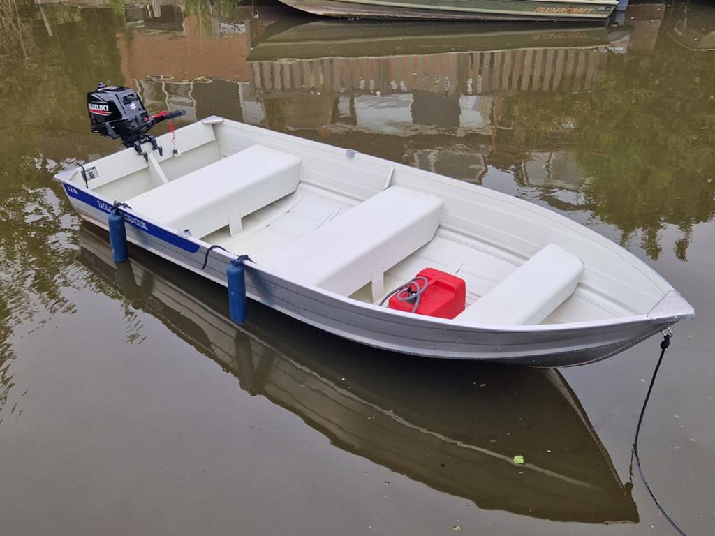 Motorboot Marine M12, 5pk Suzuki kortstaart, '19 Nieuwstaat!, Ophalen, Overige merken, 4 m, 5 pk