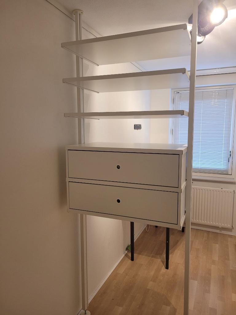 ikea kast / room divider ELVARI Wit, Ophalen, Gebruikt, 50 tot 100 cm, 25 tot 50 cm