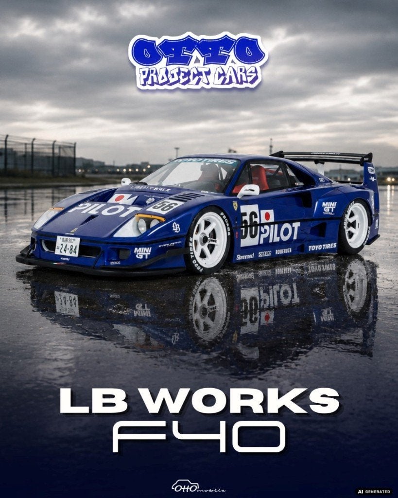 Ferrari F40 LB Works Pilot 2024 Otto 1:18 NIEUW ! C4F, OttOMobile, ., Nieuw, .