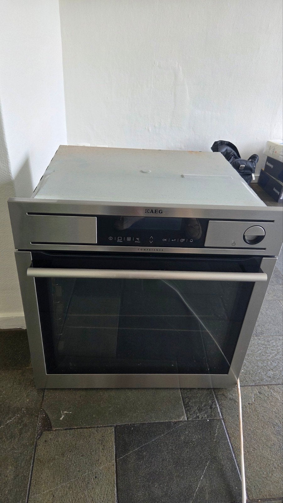 AEG Competence ProCombi inbouwoven/stoomoven, model BS830400, Witgoed en Apparatuur, Ovens, Ophalen, Gebruikt, 60 cm of meer, Oven met grill