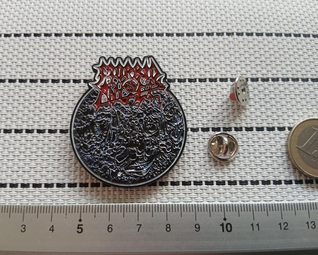 Morbid Angel  mooie 3d Altars of Madness pin speld badge  n4, Verzenden, Nieuw, Overige typen