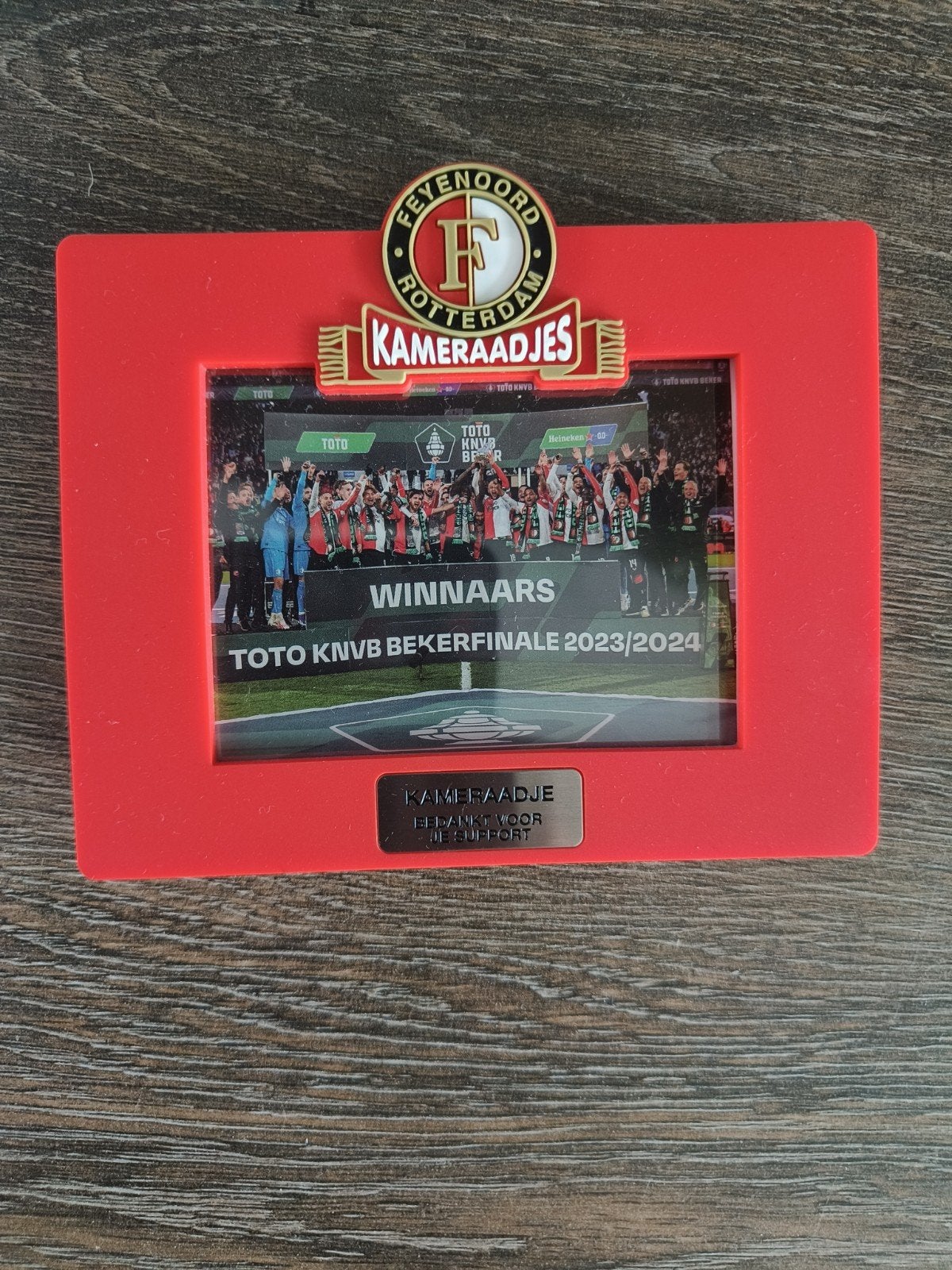 Feyenoord Kameraadjes fotolijstje, Ophalen of Verzenden, Zo goed als nieuw, Feyenoord