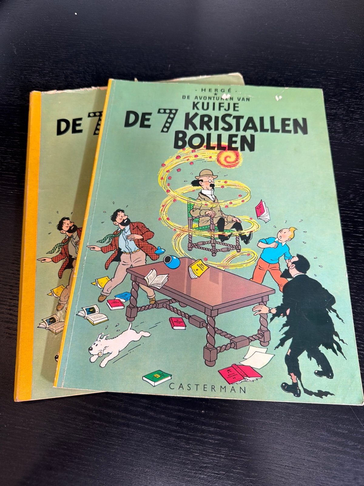 Kuifje - De 7 Kristallen Bollen 1948, Boeken, Meerdere stripboeken, Ophalen of Verzenden, Gelezen