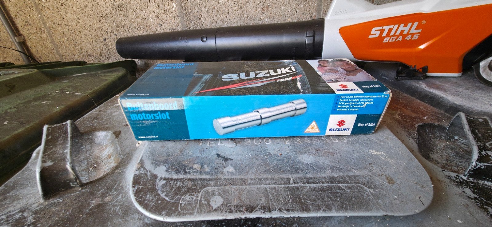 Suzuki Buitenboordmotorslot, Watersport en Boten, Ophalen of Verzenden, Gebruikt, Motor en Techniek